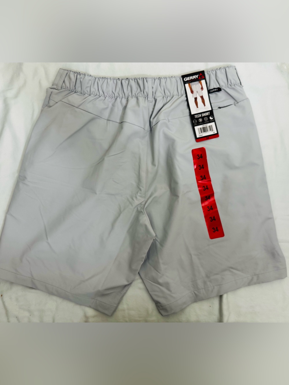 Gerry Weber Light Gray Athletic Tech Shorts